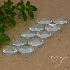 Gemas de Topacio Azul Cielo natural de 2.71 ct, Ovalada, VS