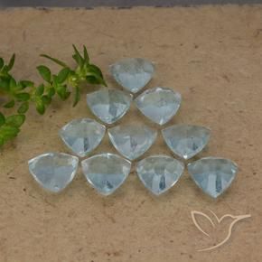 Gemas de Topacio Azul Cielo natural de 5.31 ct, Trillón, VS