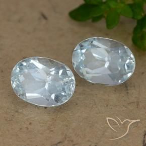 Gemas de Topacio Azul Cielo natural de 2.19 ct, Ovalada, VS