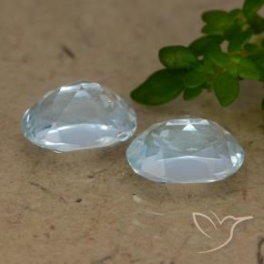 Gemas de Topacio Azul Cielo natural de 2.19 ct, Ovalada, VS