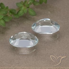 Gemas de Topacio Azul Cielo natural de 2.03 ct, Ovalada, VVS-VS