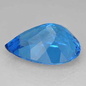 Topacio Azul Suizo natural de 25.96 ct, En forma de pera, VVS