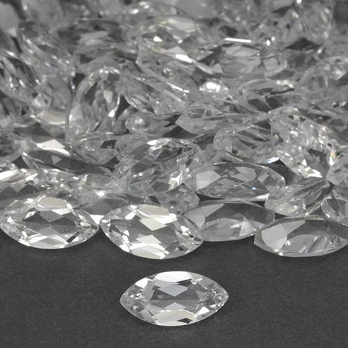 Topacio Blanco cálido natural de 0.28 ct, Marquesa, VVS-VS