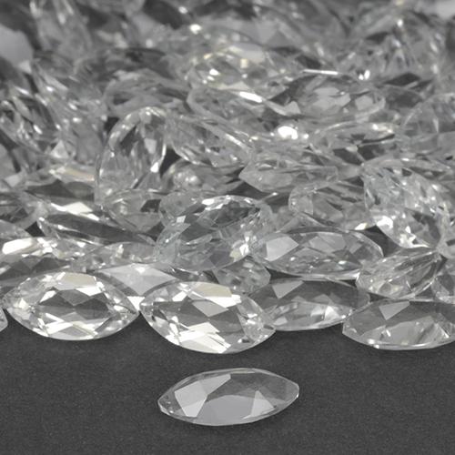 Topacio Blanco cálido natural de 0.28 ct, Marquesa, VVS-VS