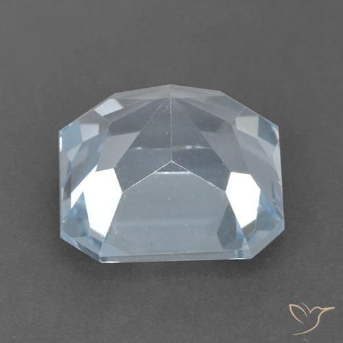 Topacio Azul Cielo natural de 5.79 ct, Corte Octágono / Esmeralda, VVS-VS