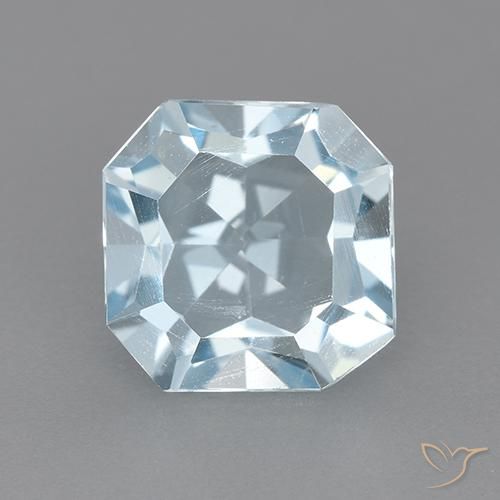 2.38ct Natural Azul Cielo Topacio, corte esmeralda, VVS-VS