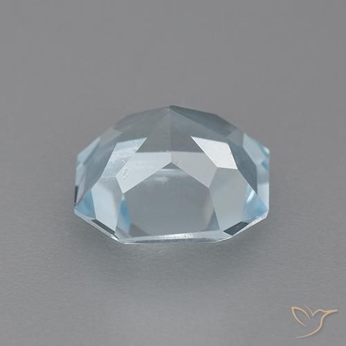 Topacio Azul Cielo natural de 2.38 ct, Corte Octágono / Esmeralda, VVS-VS