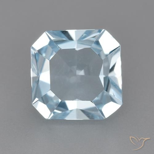 2.67ct Natural Azul Cielo Topacio, corte esmeralda, VVS