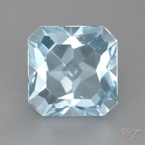 3.29ct Natural Azul Cielo Topacio, corte esmeralda, VVS-VS