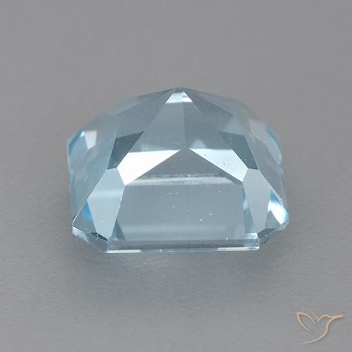 Topacio Azul Cielo natural de 3.29 ct, Corte Octágono / Esmeralda, VVS-VS