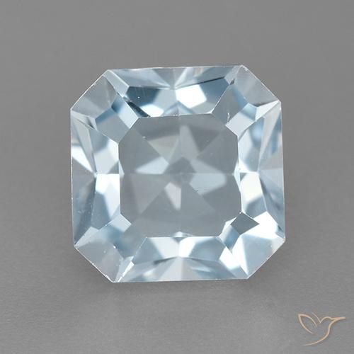 3.13ct Natural Azul Cielo Topacio, corte esmeralda, VVS-VS