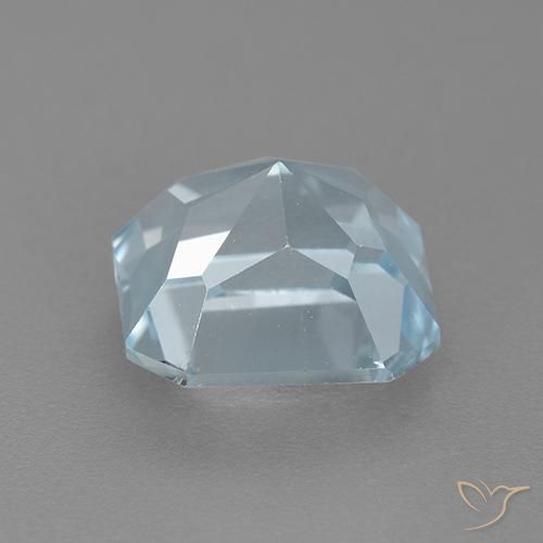 Topacio Azul Cielo natural de 3.13 ct, Corte Octágono / Esmeralda, VVS-VS
