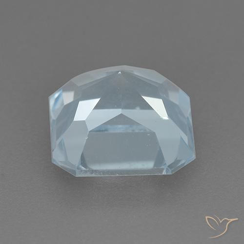 Topacio Azul Cielo natural de 3.25 ct, Corte Octágono / Esmeralda, VVS