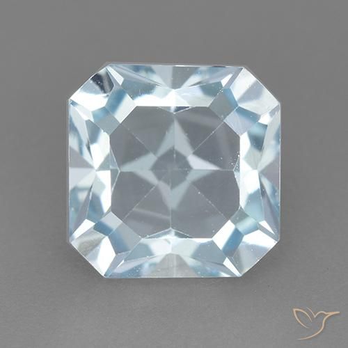 2.89ct Natural Azul Cielo Topacio, corte esmeralda, VVS