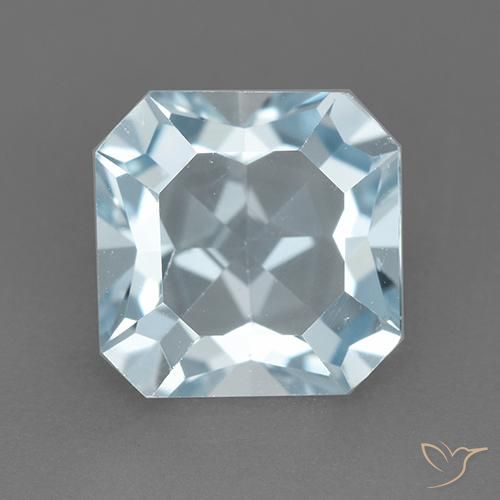 2.87ct Natural Azul Cielo Topacio, corte esmeralda, VVS