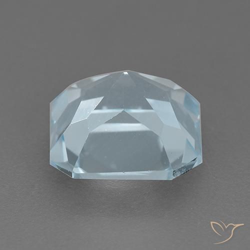 Topacio Azul Cielo natural de 2.87 ct, Corte Octágono / Esmeralda, VVS