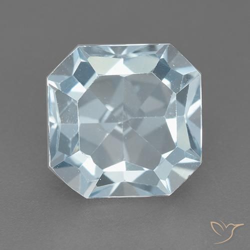 3.14ct Natural Azul Cielo Topacio, corte esmeralda, VVS