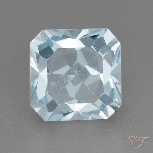 3.24ct Natural Azul Cielo Topacio, corte esmeralda, VVS-VS
