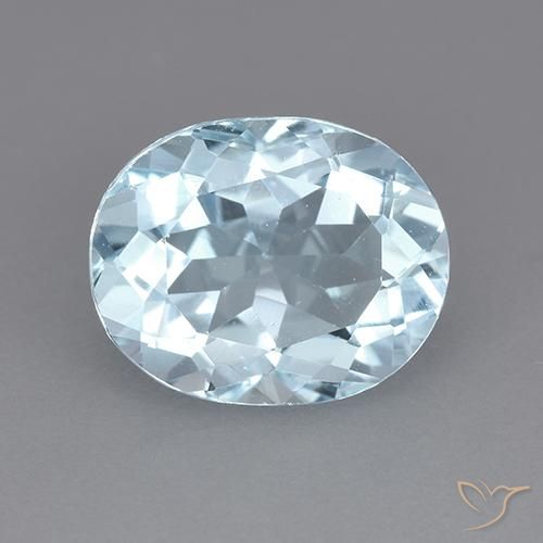 3.65ct Natural Azul Cielo Topacio, Ovalada, VVS