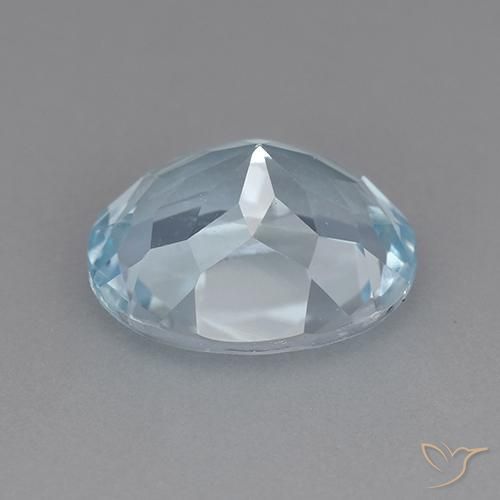 Topacio Azul Cielo natural de 3.65 ct, Ovalada, VVS
