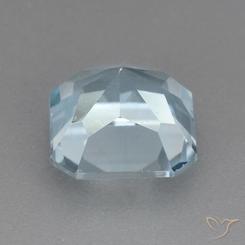 Topacio Azul Cielo natural de 3.02 ct, Corte Octágono / Esmeralda, VVS
