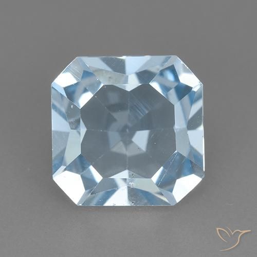 2.73ct Natural Azul Cielo Topacio, corte esmeralda, VVS