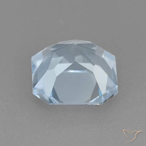 Topacio Azul Cielo natural de 2.86 ct, Corte Octágono / Esmeralda, VVS-VS