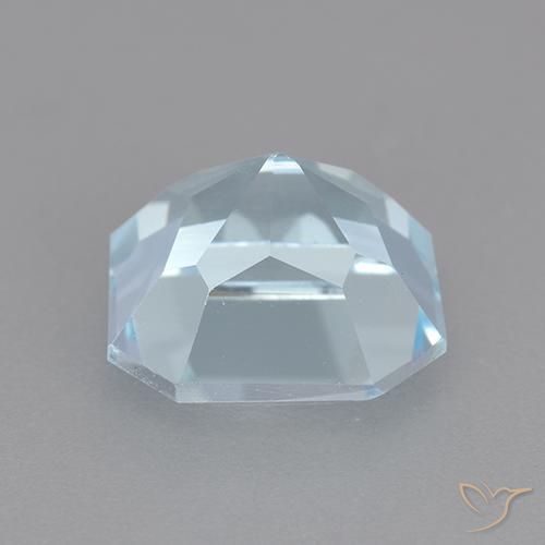 Topacio Azul Cielo natural de 4.22 ct, Corte Octágono / Esmeralda, VVS