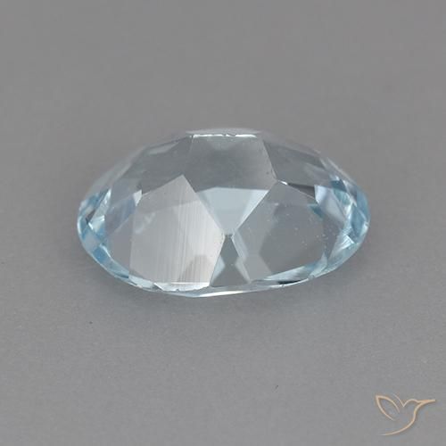 Topacio Azul Cielo natural de 2.11 ct, Ovalada, VVS-VS