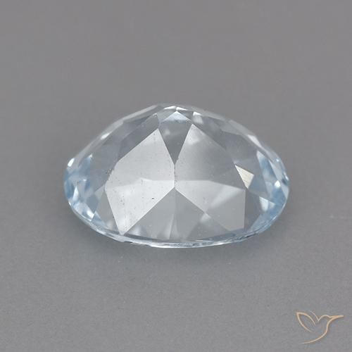 Topacio Azul Cielo natural de 2.40 ct, Ovalada, VVS-VS