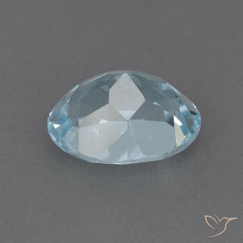 Topacio Azul Cielo natural de 2.36 ct, Ovalada, VVS-VS
