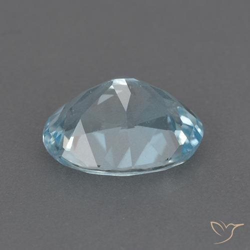 Topacio Azul Cielo natural de 2.22 ct, Ovalada, VVS-VS