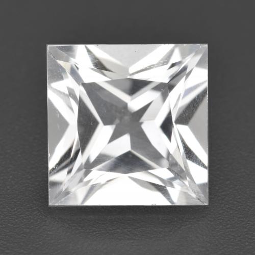 Topacio Blanco natural de 4.81 ct, Cuadrado, VVS-VS