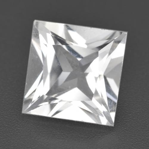 Topacio Blanco natural de 4.81 ct, Cuadrado, VVS-VS