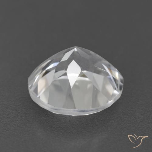 Topacio Blanco natural de 3.65 ct, Redondo, VVS-VS