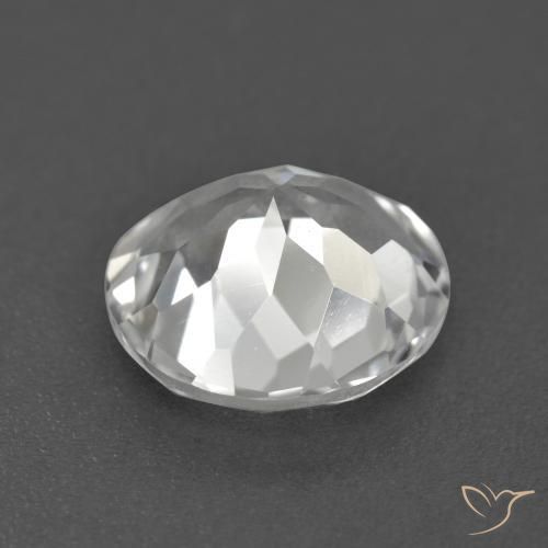 Topacio Blanco claro natural de 3.62 ct, Redondo, VVS
