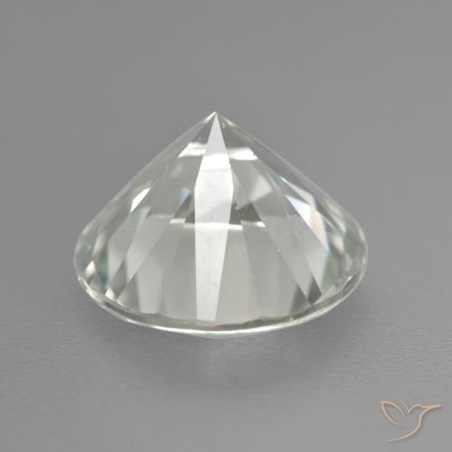 Topacio Blanco natural de 4.05 ct, Redondo, VS