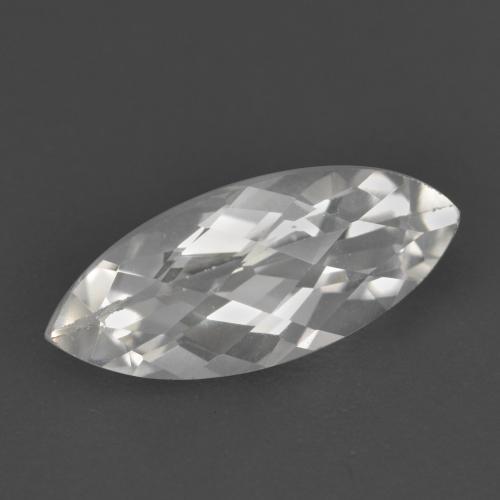 Topacio blanco natural de 1,62 ct, marquesa, VS
