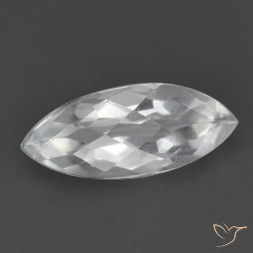 Topacio Blanco natural de 1.64 ct, Marquesa, VS