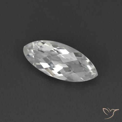 Topacio Blanco natural de 1.69 ct, Marquesa, VS