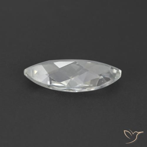 Topacio Blanco natural de 1.69 ct, Marquesa, VS