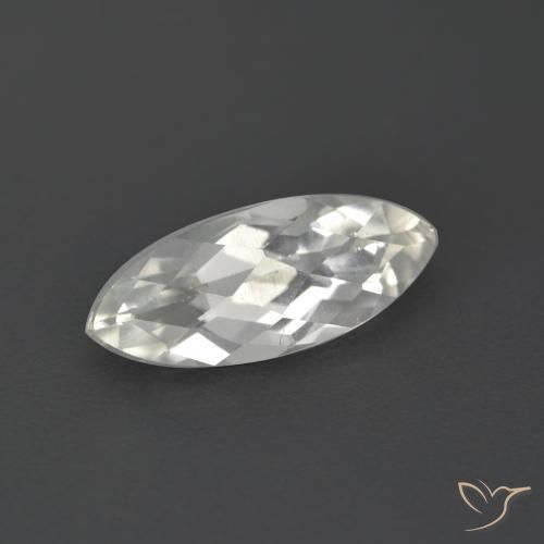 Topacio Blanco cálido natural de 1.73 ct, Marquesa, VS