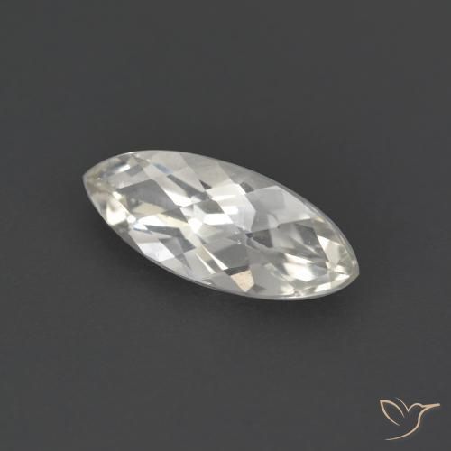 Topacio Blanco cálido natural de 1.67 ct, Marquesa, VS