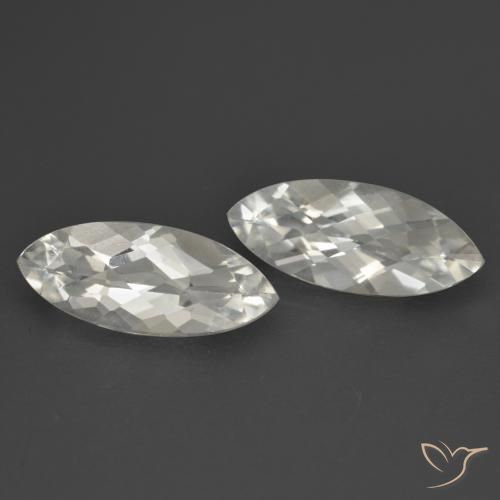 Gemas de Topacio Blanco cálido natural de 3.12 ct, Marquesa, VS