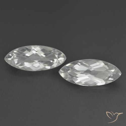 3.41ctw Natural Blanco Topacio, Marquesa, VS