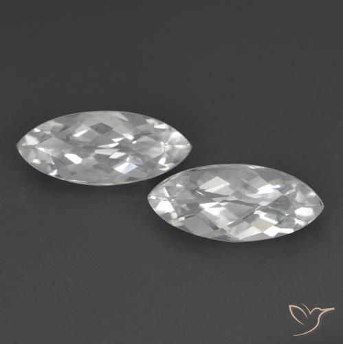 3.35ctw Natural Blanco Topacio, Marquesa, VS
