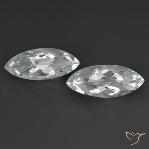 3.40ctw Natural Blanco Topacio, Marquesa, VS