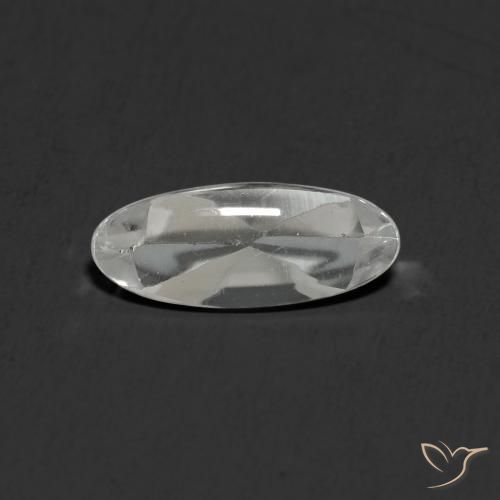 1.16ct Natural Blanco Topacio, Ovalada, Transparente