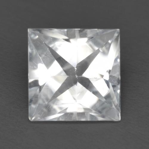 Topacio Blanco natural de 2.12 ct, Cuadrado, Transparente
