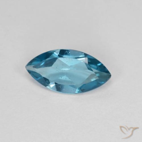 Topacio Azul Londres natural de 1.01 ct, Marquesa, VS